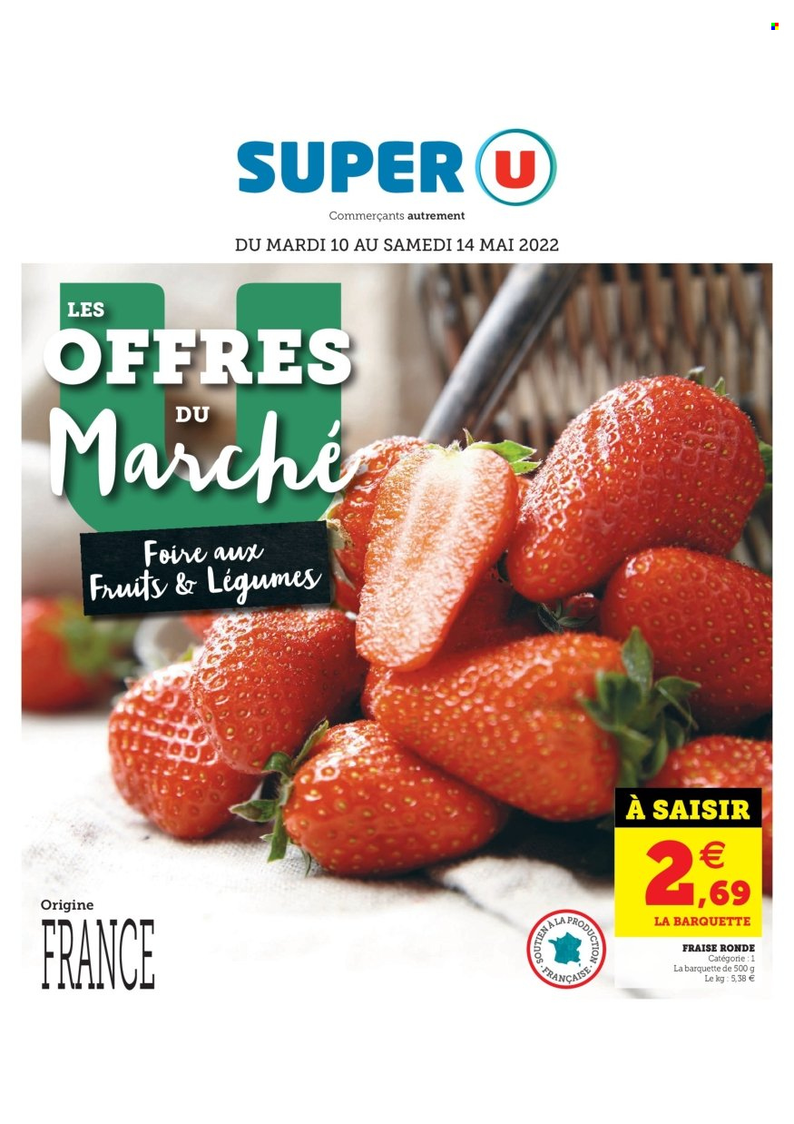 Catalogue SUPER U - 10/05/2022 - 14/05/2022. Page 1