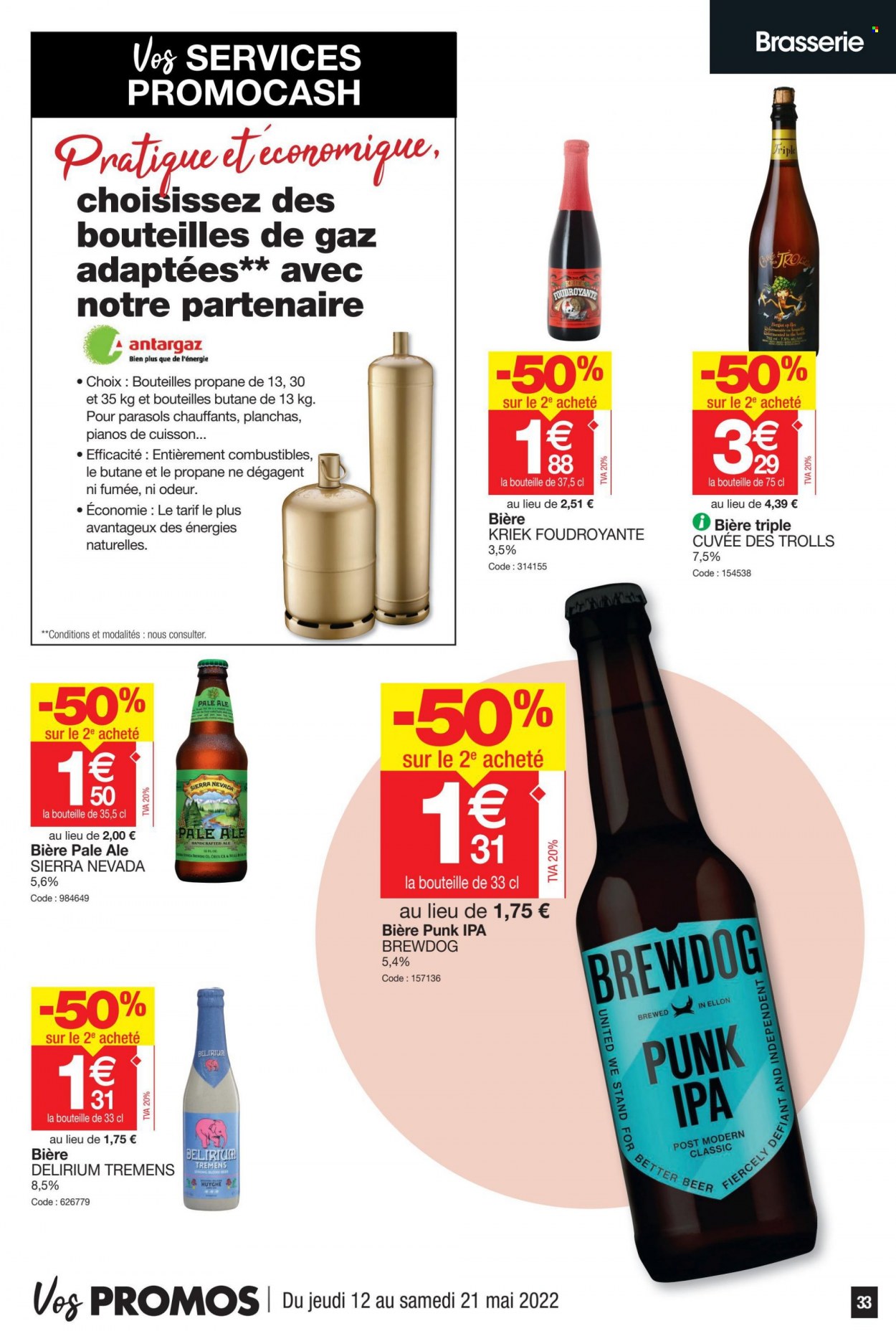 thumbnail - Catalogue Promocash - 12/05/2022 - 21/05/2022 - Produits soldés - bière, alcool, Brewdog. Page 33.