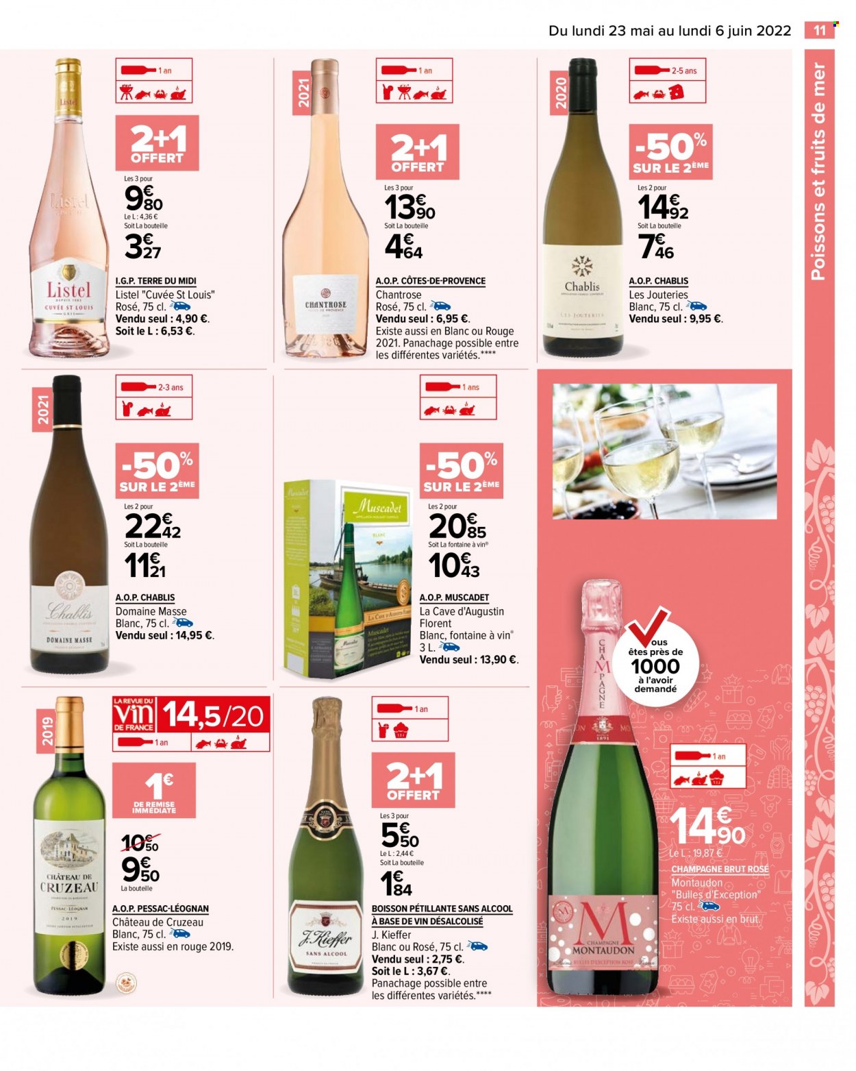 thumbnail - Catalogue Carrefour Hypermarchés - 23/05/2022 - 06/06/2022 - Produits soldés - champagne. Page 15.