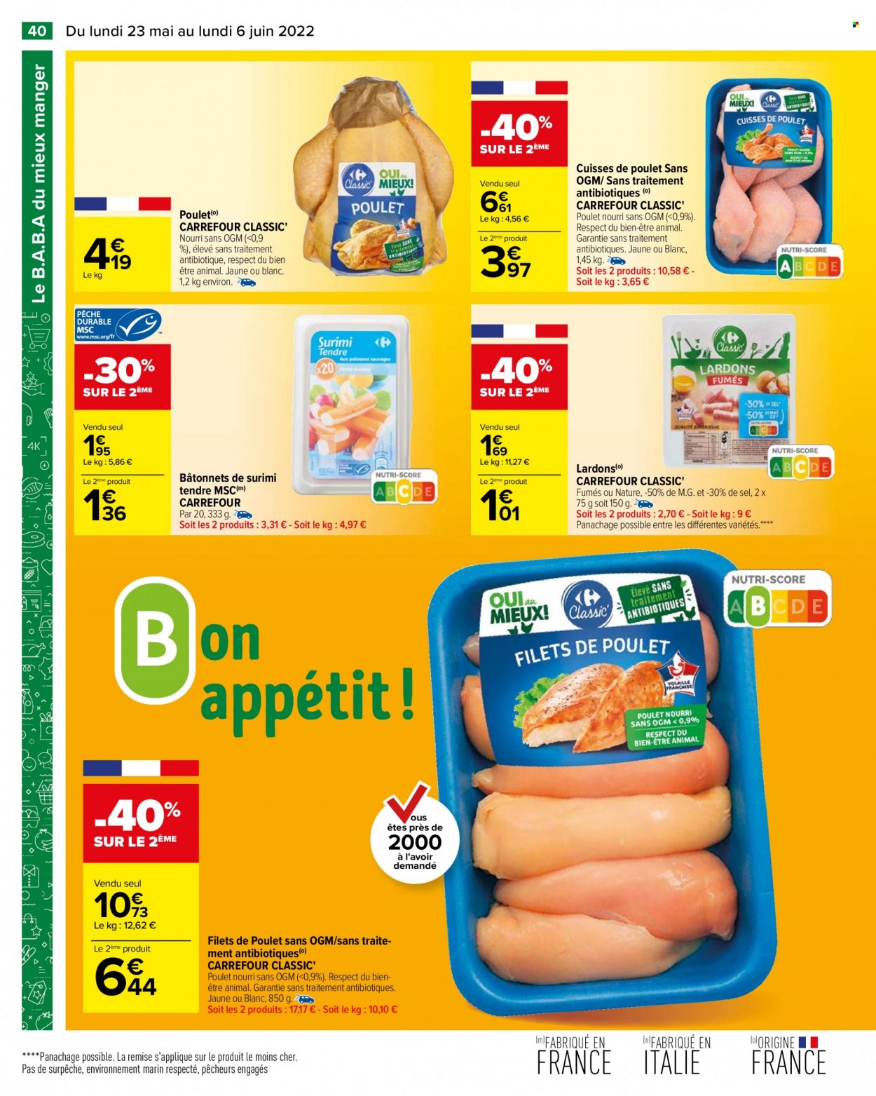 Catalogue Carrefour Hypermarchés - 23/05/2022 - 06/06/2022. Page 44