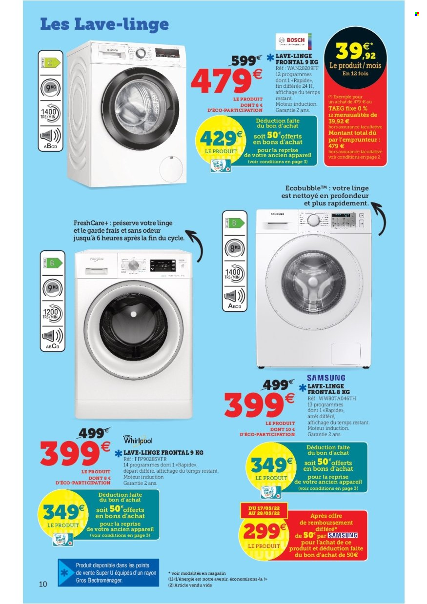 Catalogue SUPER U - 17/05/2022 - 28/05/2022. Page 10