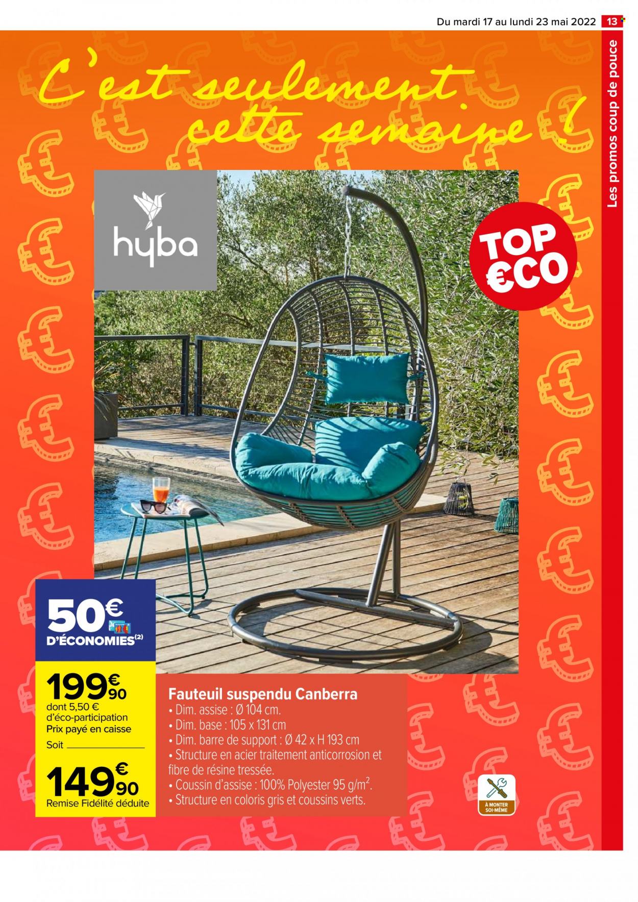 Catalogue Carrefour Hypermarchés - 17/05/2022 - 23/05/2022. Page 13