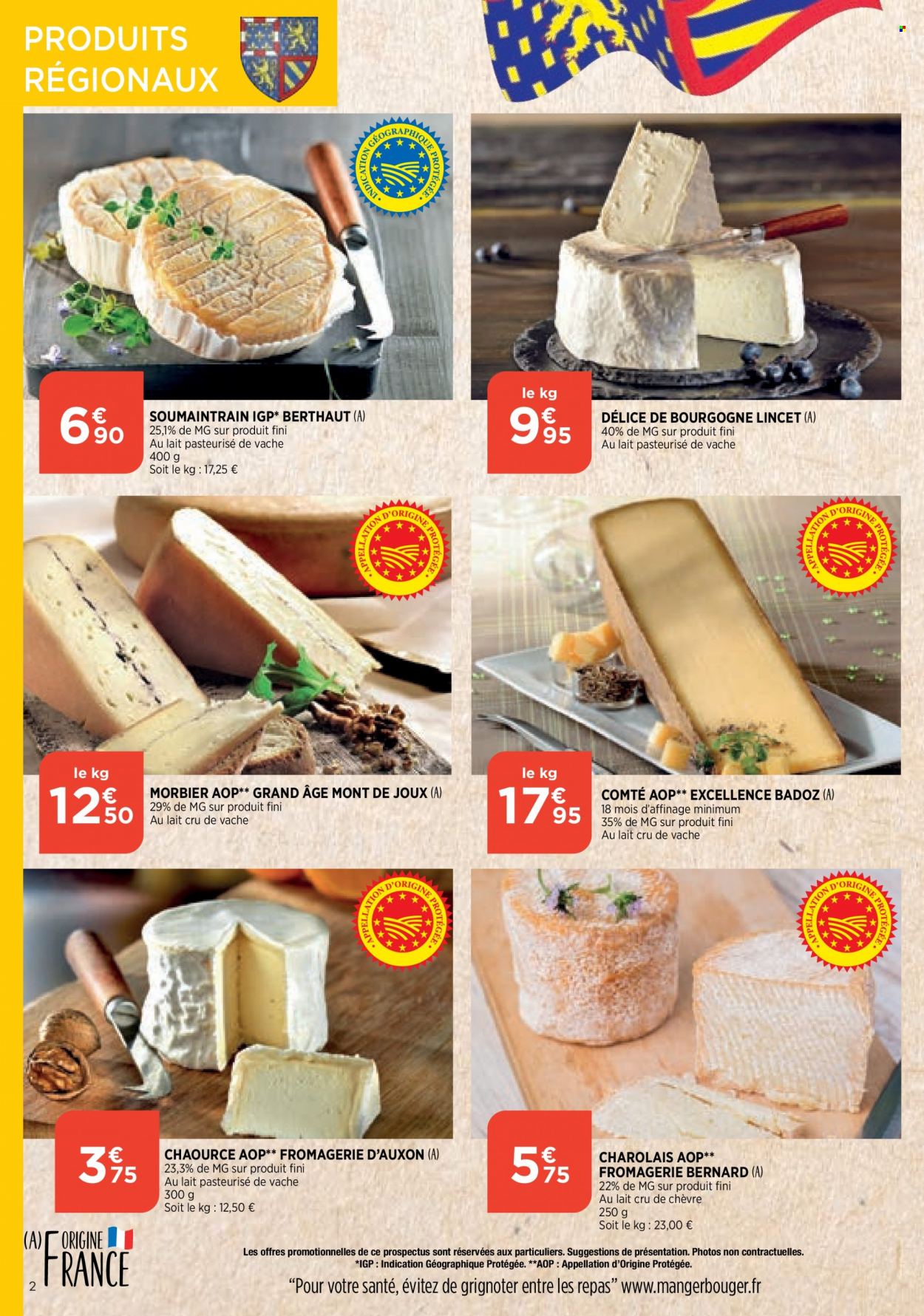 thumbnail - Catalogue Bi1 - 18/05/2022 - 23/05/2022 - Produits soldés - Comté, fromage, Chaource, Morbier, Soumaintrain. Page 2.