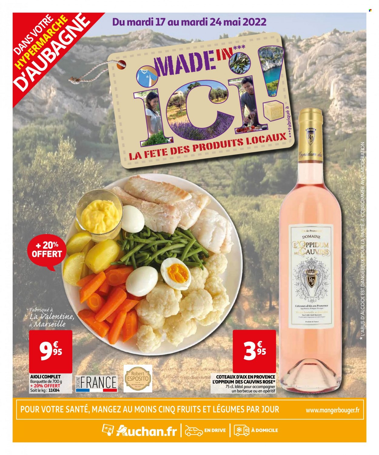 thumbnail - Catalogue Auchan - 17/05/2022 - 24/05/2022 - Produits soldés - apéritif, barbecue. Page 1.
