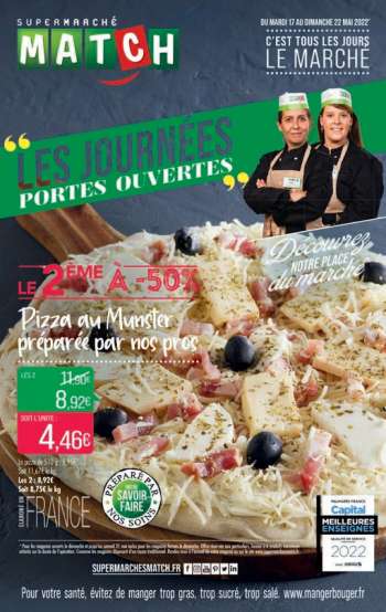 Catalogue Supermarché Match - 17/05/2022 - 22/05/2022.