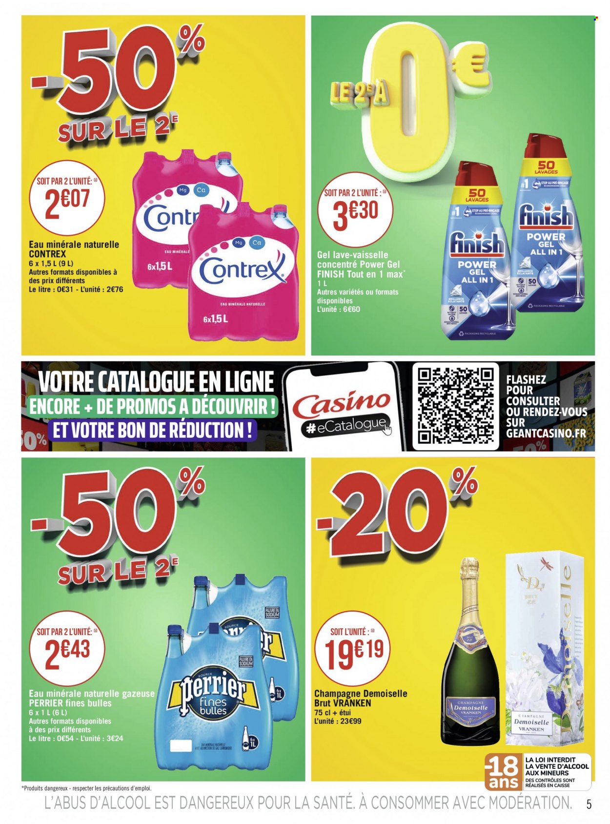 thumbnail - Catalogue Géant Casino - 23/05/2022 - 05/06/2022 - Produits soldés - eau minérale, eau minérale naturelle, Perrier, champagne. Page 5.