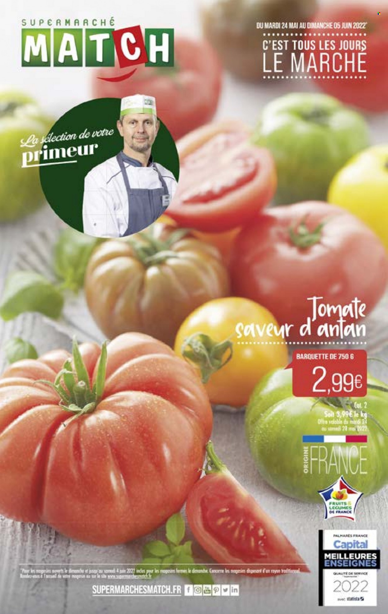 Catalogue Supermarché Match - 24/05/2022 - 05/06/2022. Page 1