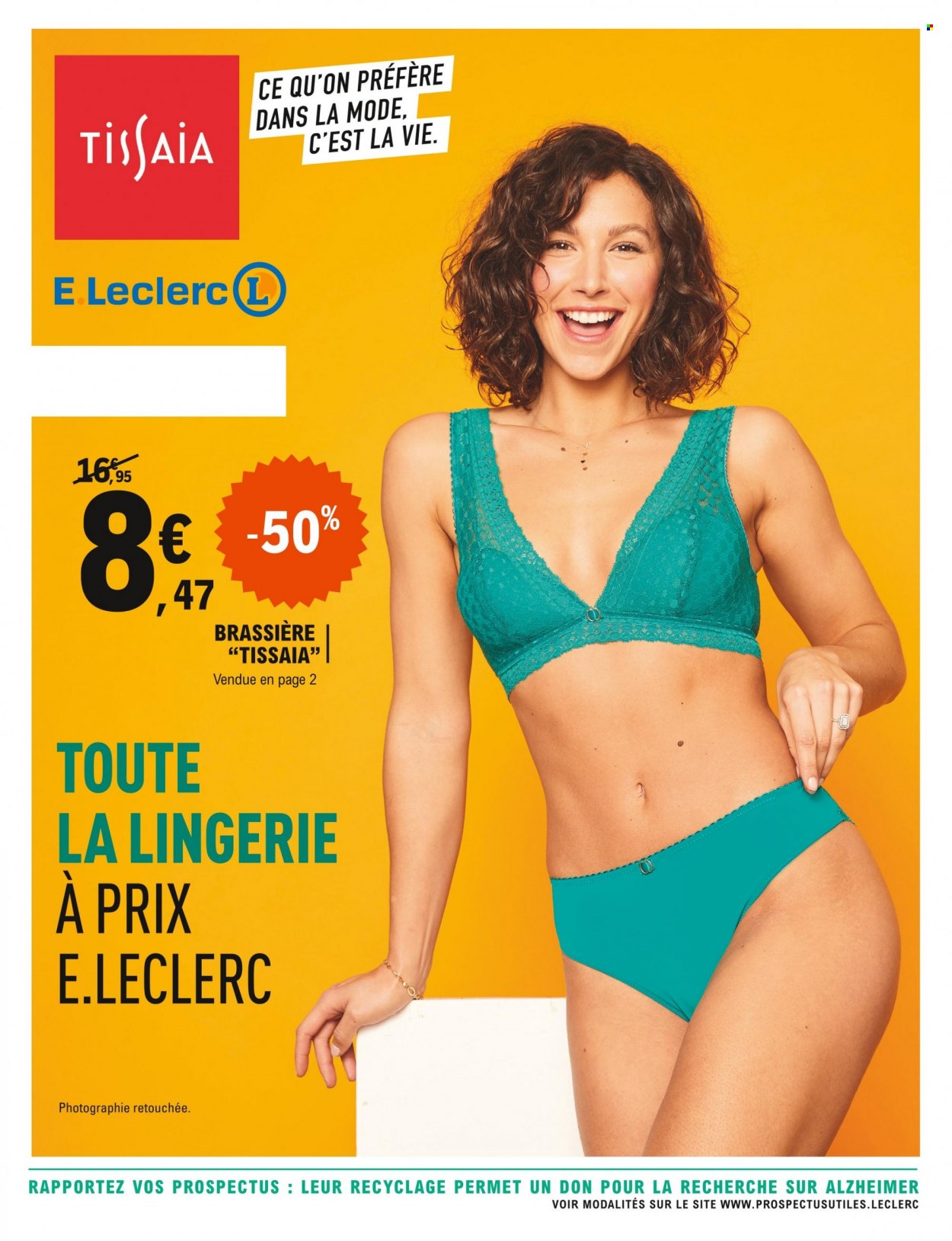thumbnail - Catalogue E.Leclerc - 24/05/2022 - 04/06/2022 - Produits soldés - brassière, lingerie, Tissaia. Page 1.