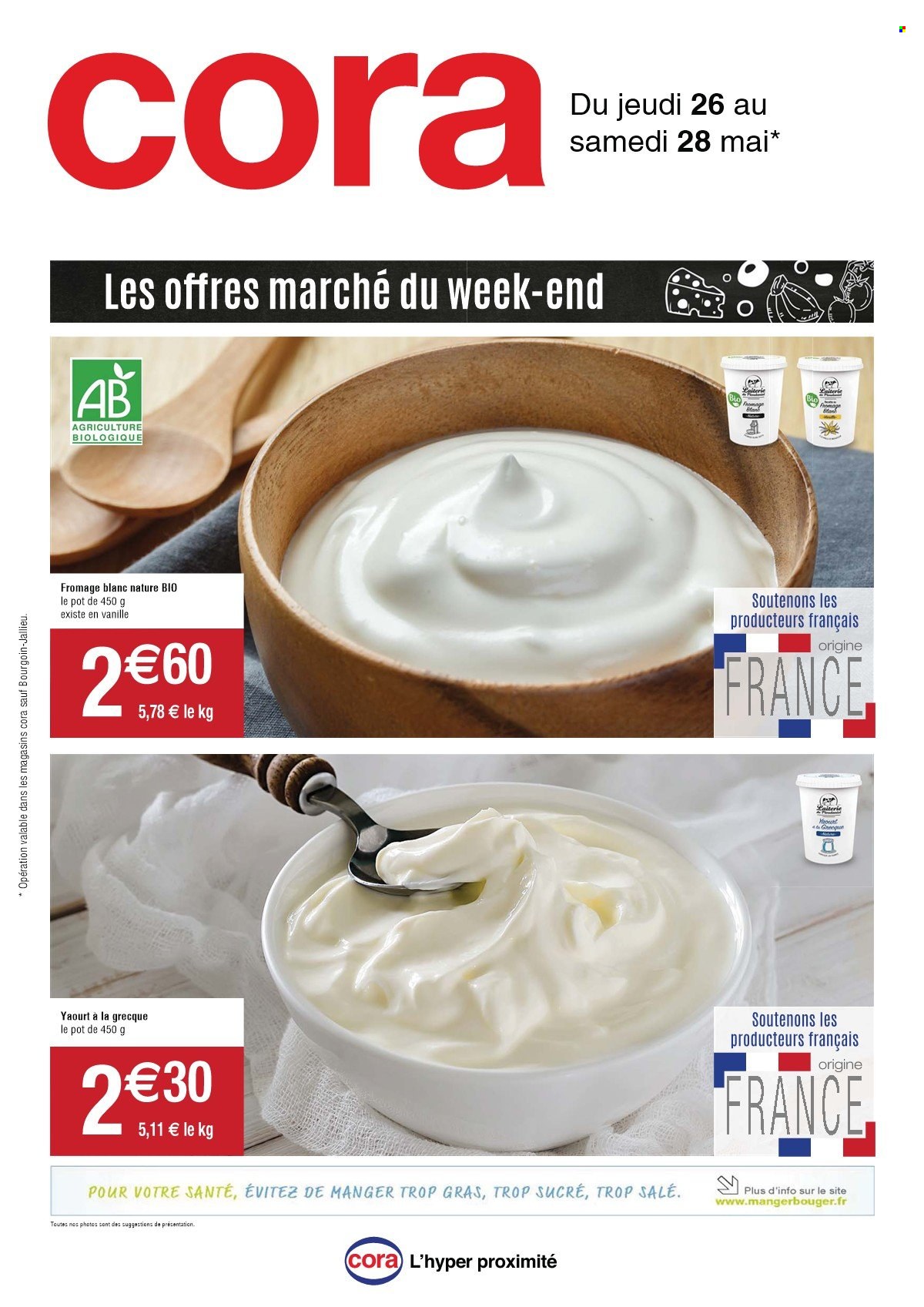 thumbnail - Catalogue Cora - 26/05/2022 - 28/05/2022 - Produits soldés - fromage, fromage blanc, yaourt. Page 6.