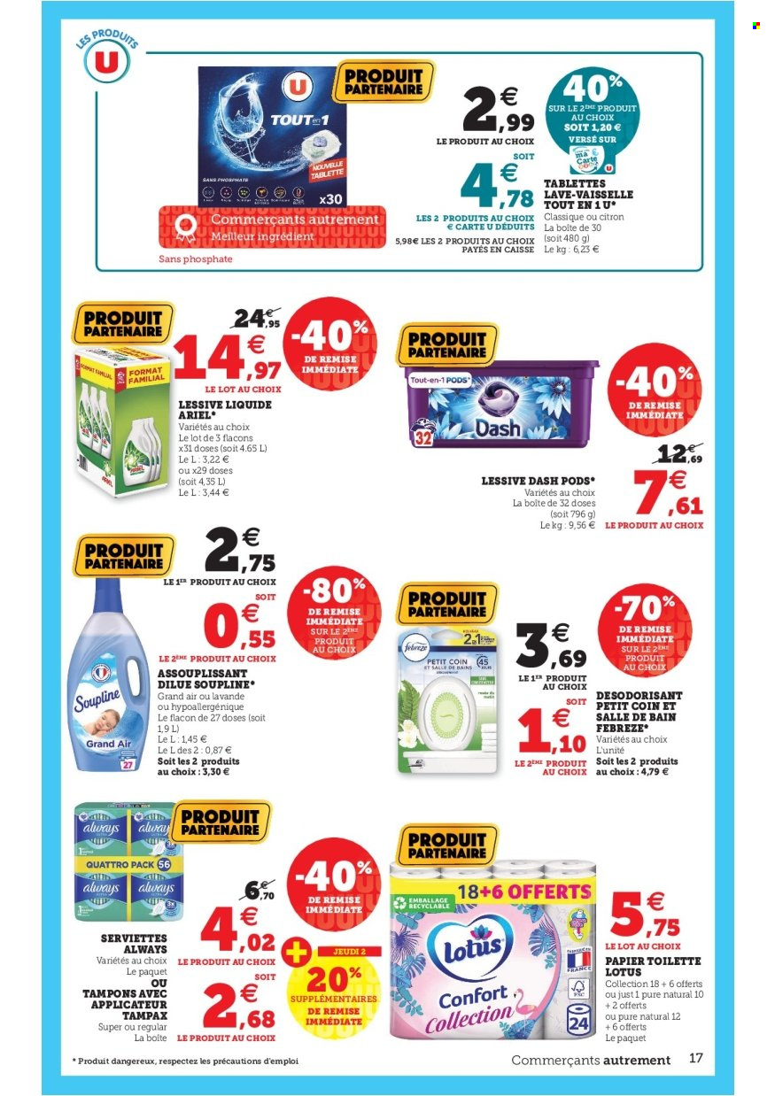 Catalogue SUPER U - 31/05/2022 - 11/06/2022. Page 17
