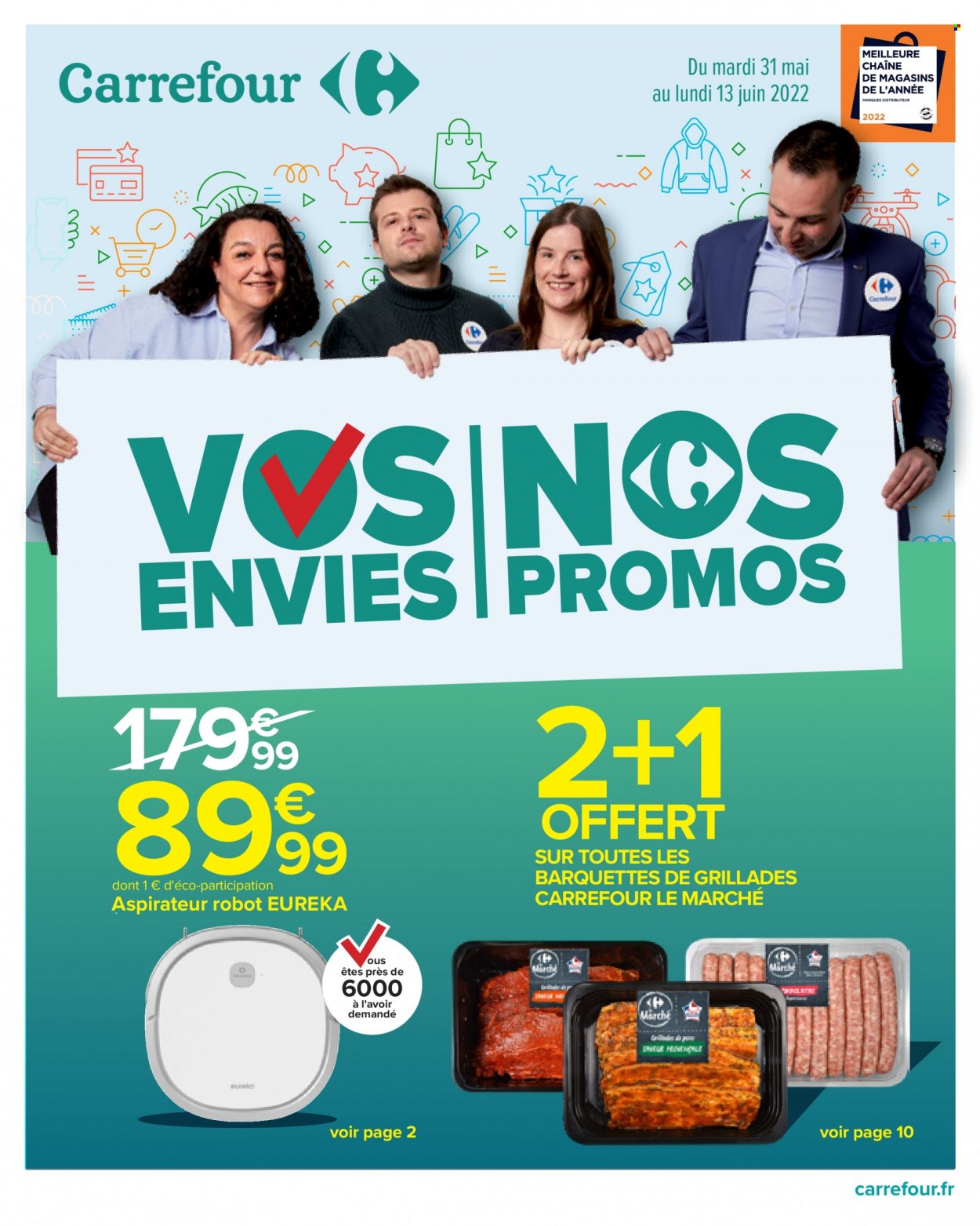Catalogue Carrefour Hypermarchés - 31/05/2022 - 13/06/2022. Page 1