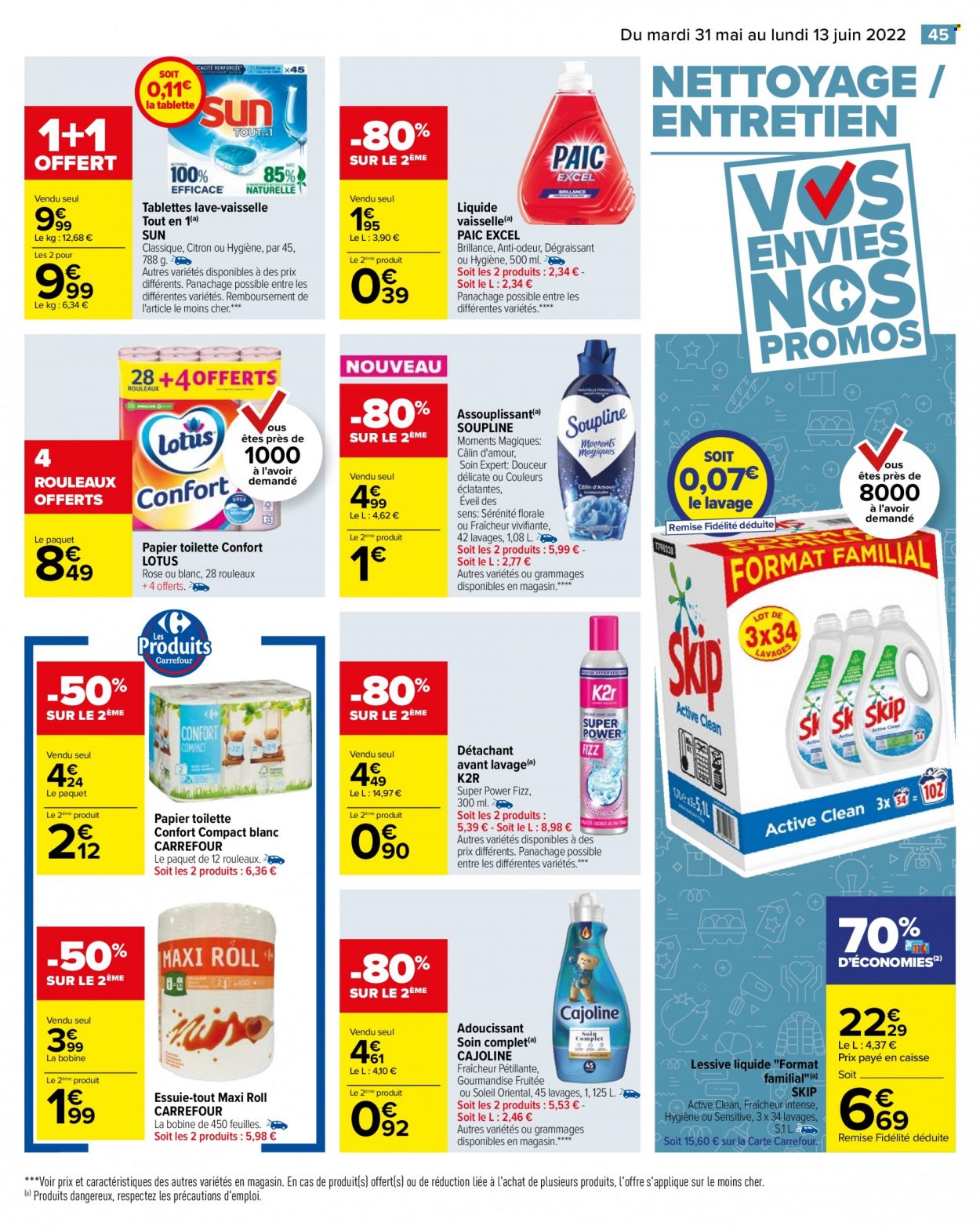 Catalogue Carrefour Hypermarchés - 31/05/2022 - 13/06/2022. Page 48