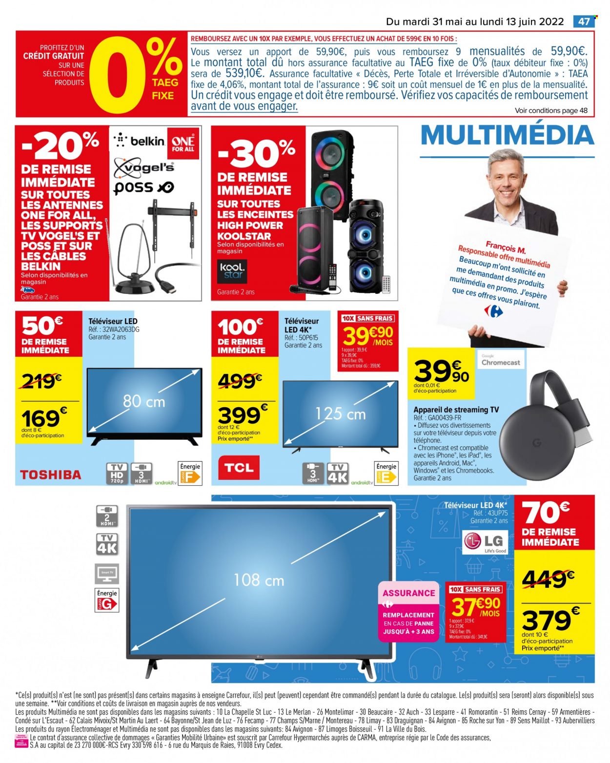 Catalogue Carrefour Hypermarchés - 31/05/2022 - 13/06/2022. Page 50