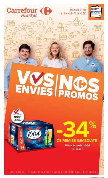 Catalogue Carrefour Market - 31/05/2022 - 12/06/2022.