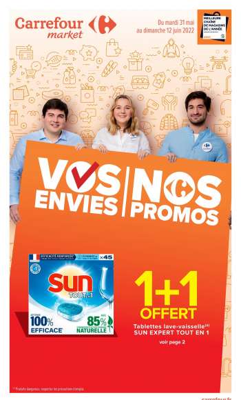 Catalogue Carrefour Market - 31/05/2022 - 12/06/2022.