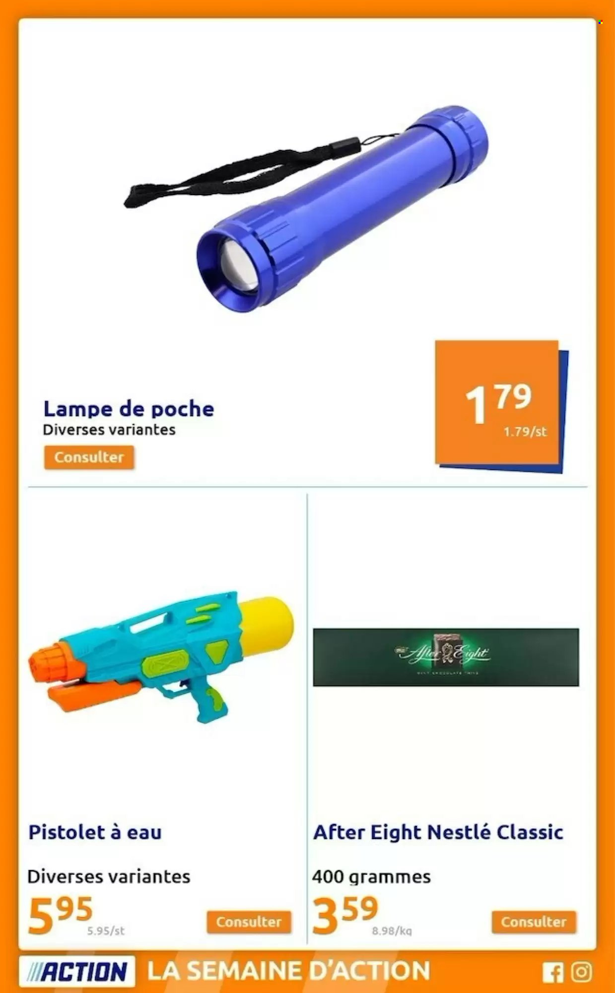 thumbnail - Catalogue Action - 25/05/2022 - 31/05/2022 - Produits soldés - Nestlé, pistolet à eau. Page 12.