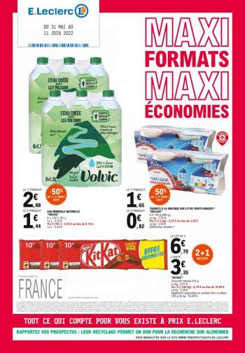 Catalogue E.Leclerc - 31/05/2022 - 11/06/2022.