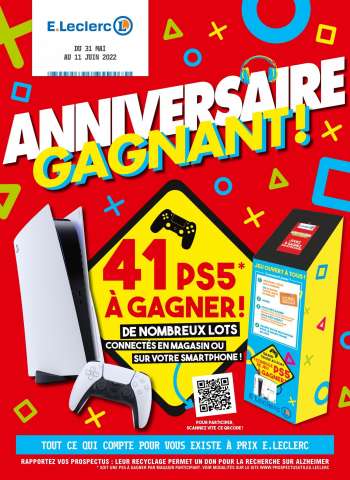 Catalogue E.Leclerc - 31/05/2022 - 11/06/2022.