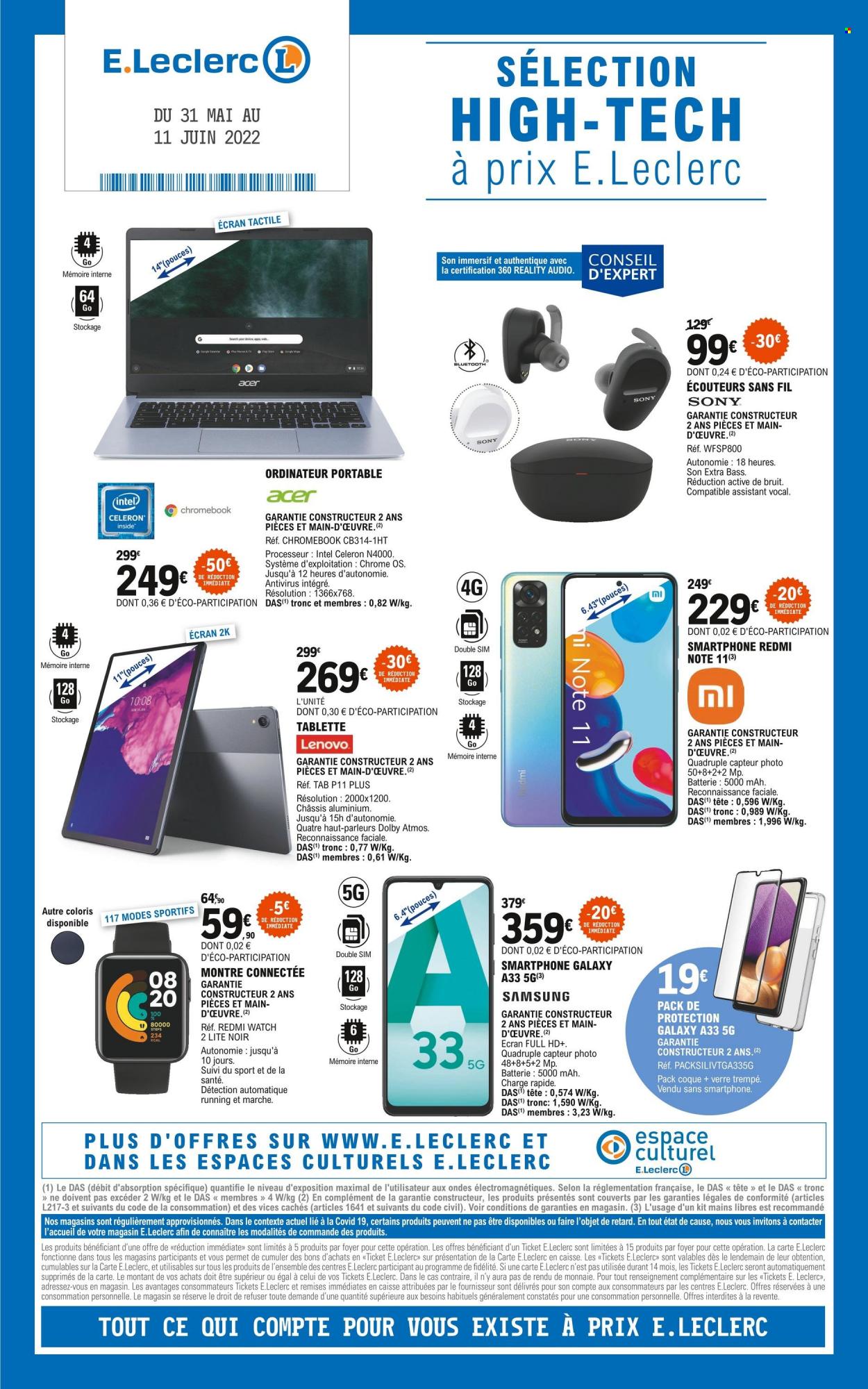 Catalogue E.Leclerc - 31/05/2022 - 11/06/2022. Page 1