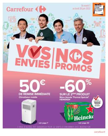 Catalogue Carrefour Hypermarchés - 07/06/2022 - 20/06/2022.