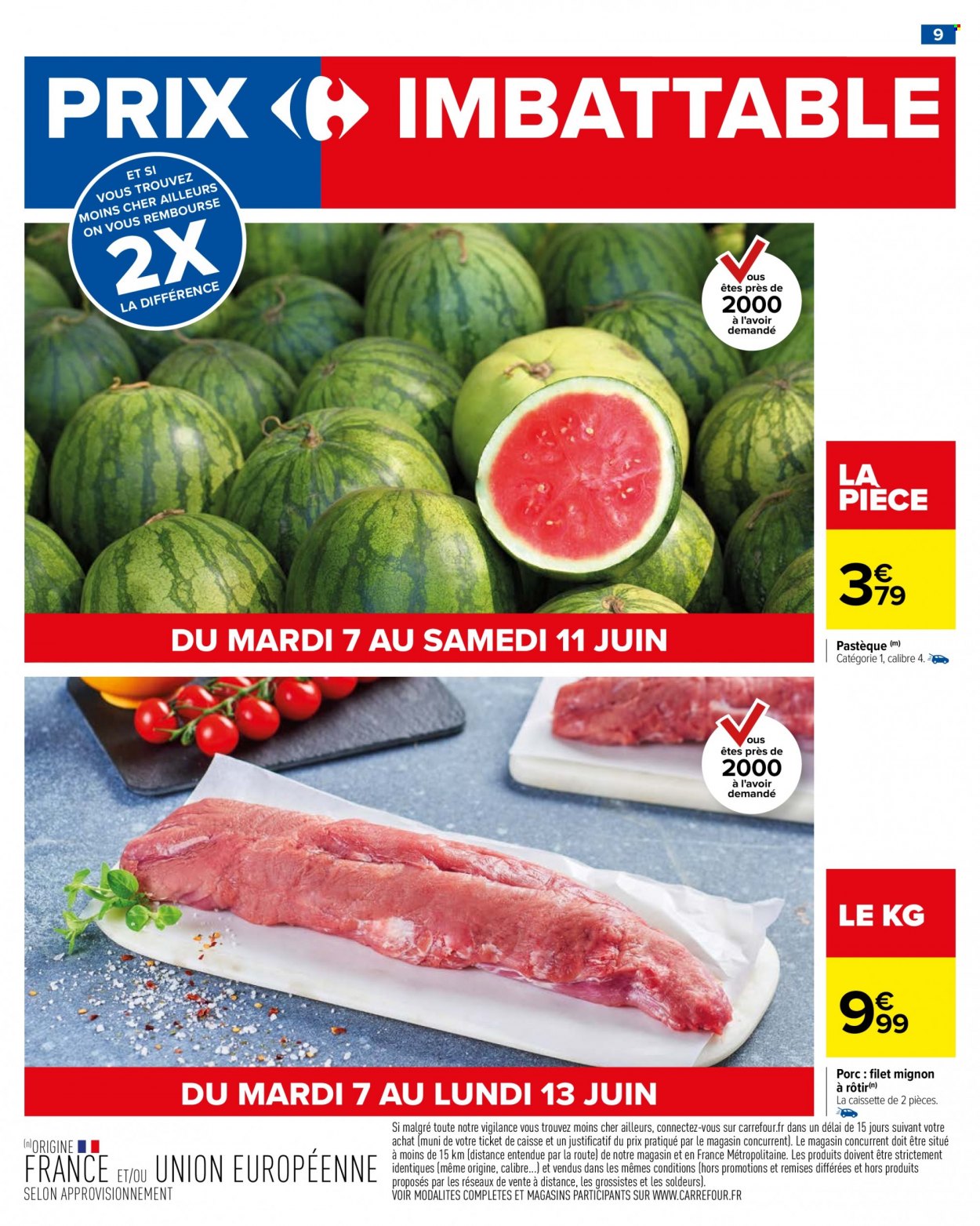Catalogue Carrefour Hypermarchés - 07/06/2022 - 20/06/2022. Page 13