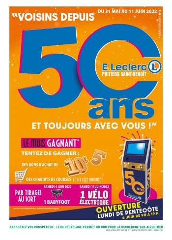 Catalogue E.Leclerc - 31/05/2022 - 11/06/2022.