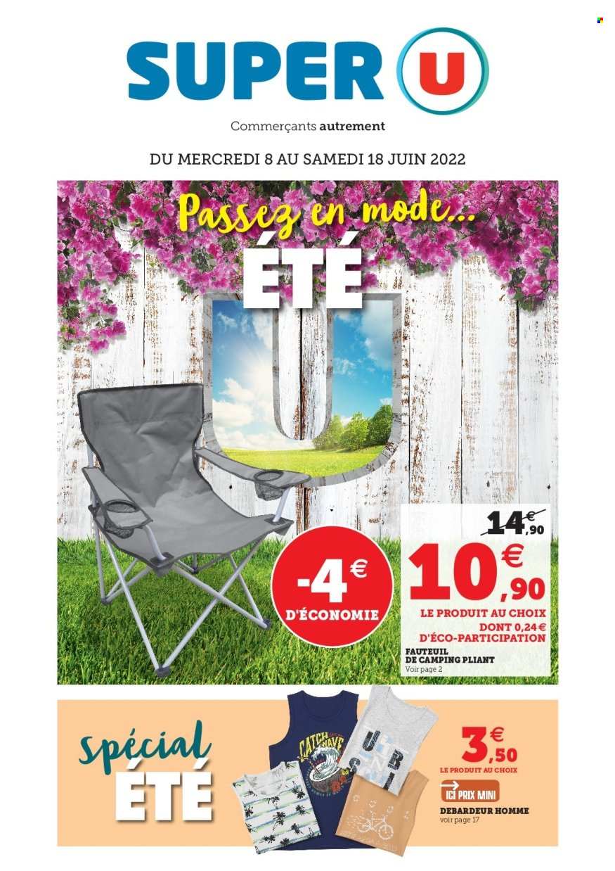 Catalogue SUPER U - 08/06/2022 - 18/06/2022. Page 1