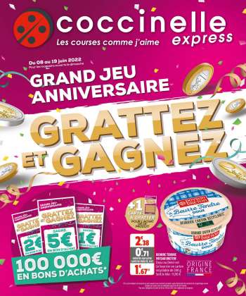 Catalogue Coccinelle Express - 08/06/2022 - 19/06/2022.