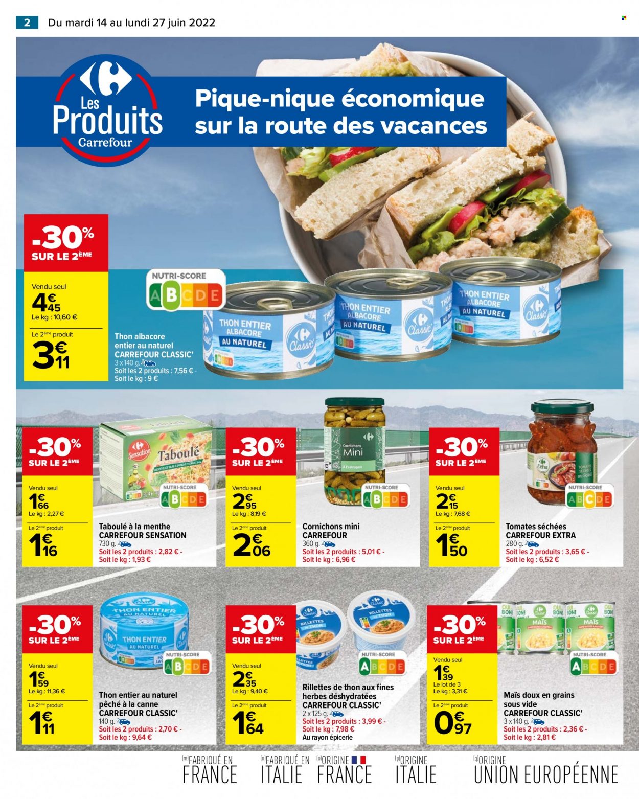 Catalogue Carrefour Hypermarchés - 14/06/2022 - 27/06/2022. Page 2