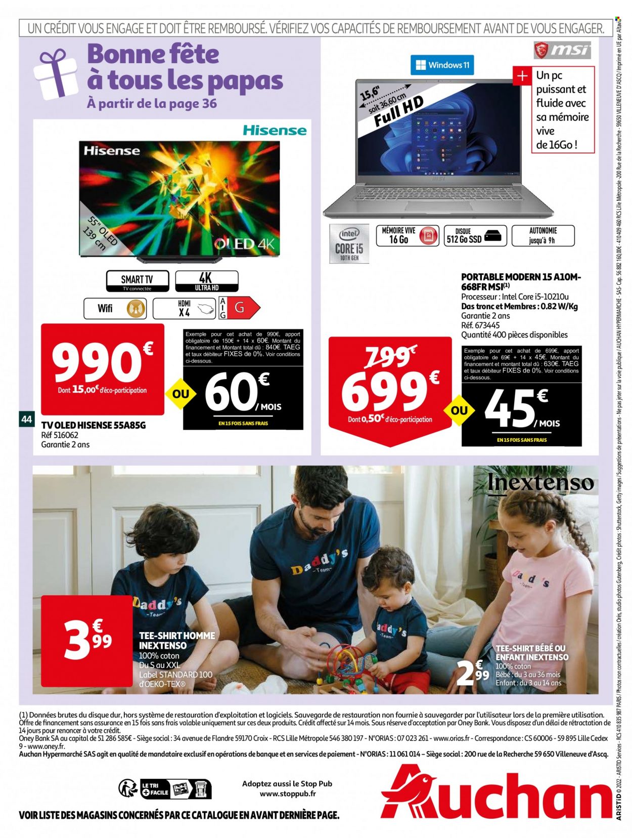 Catalogue Auchan - 15/06/2022 - 21/06/2022. Page 44