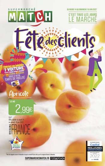 Catalogue Supermarché Match - 14/06/2022 - 19/06/2022.