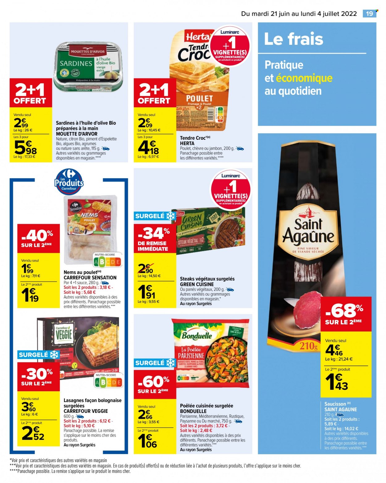 Catalogue Carrefour Hypermarchés - 21/06/2022 - 04/07/2022. Page 21