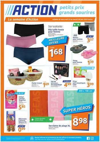 Catalogue Action - 22/06/2022 - 28/06/2022.