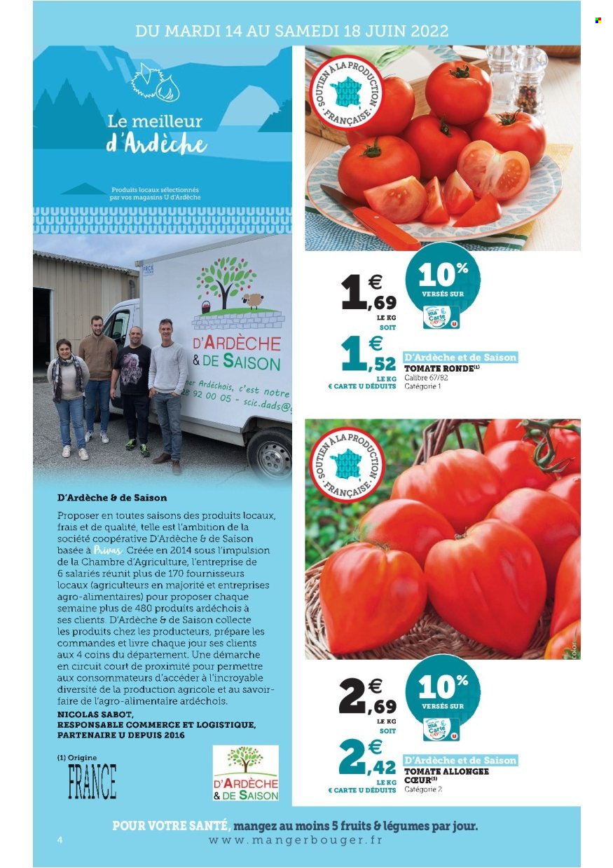 Catalogue SUPER U - 14/06/2022 - 26/06/2022. Page 4
