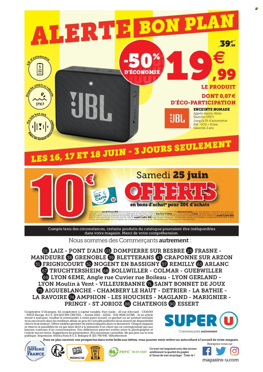 Catalogue SUPER U - 14/06/2022 - 25/06/2022. Page 40