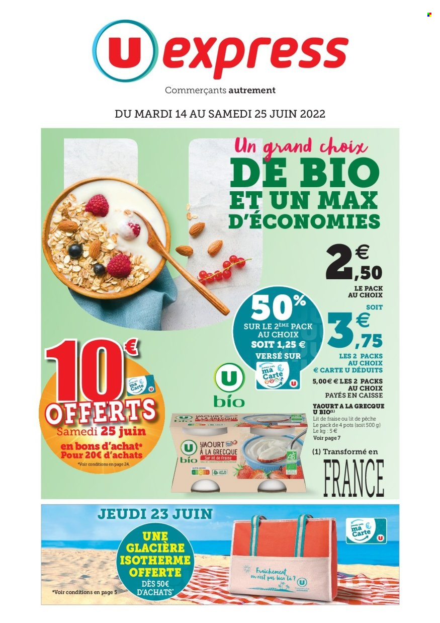 Catalogue U express - 14/06/2022 - 25/06/2022. Page 1