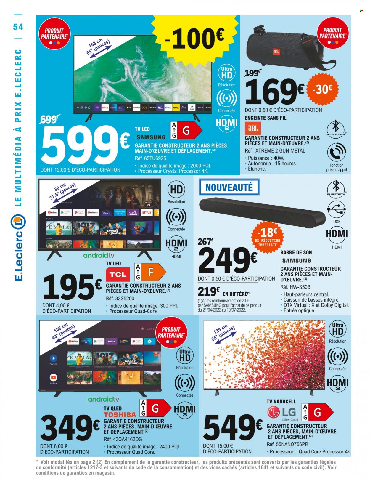 Catalogue E.Leclerc - 21/06/2022 - 02/07/2022. Page 54