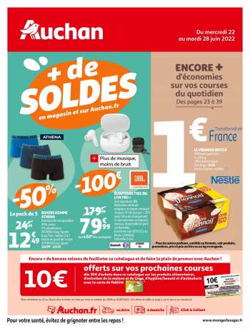 Catalogue Auchan - 22/06/2022 - 28/06/2022.