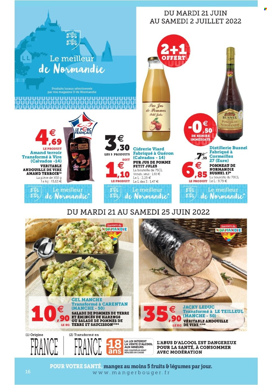 Catalogue SUPER U - 21/06/2022 - 02/07/2022. Page 16