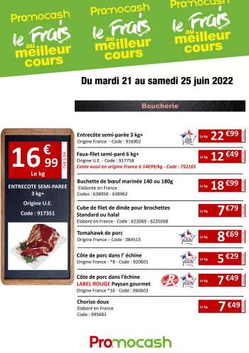 Catalogue Promocash - 21/06/2022 - 25/06/2022.