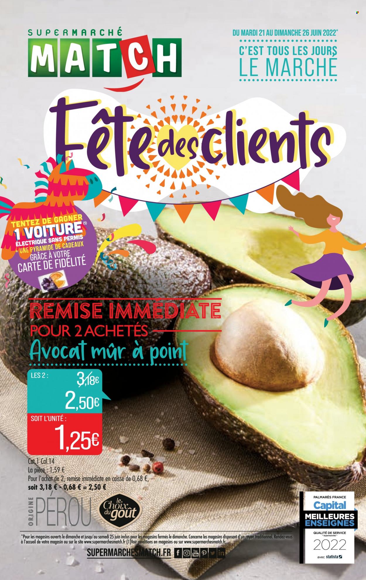 Catalogue Supermarché Match - 21/06/2022 - 26/06/2022. Page 1