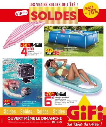 Catalogue GiFi - 22/06/2022 - 18/07/2022.