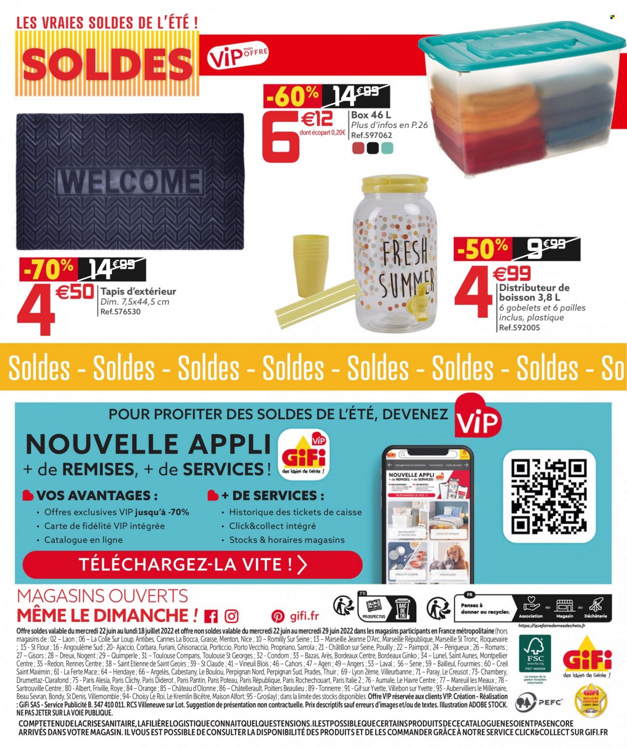 Catalogue GiFi - 22/06/2022 - 18/07/2022. Page 36
