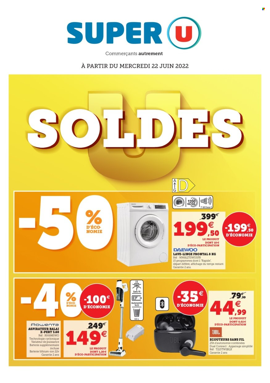 Catalogue SUPER U - 22/06/2022 - 02/07/2022. Page 1