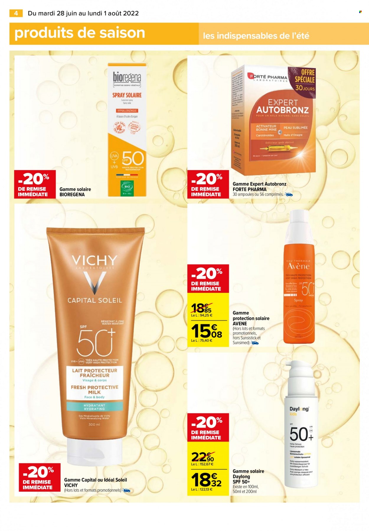 Catalogue Carrefour Hypermarchés - 28/06/2022 - 01/08/2022. Page 4