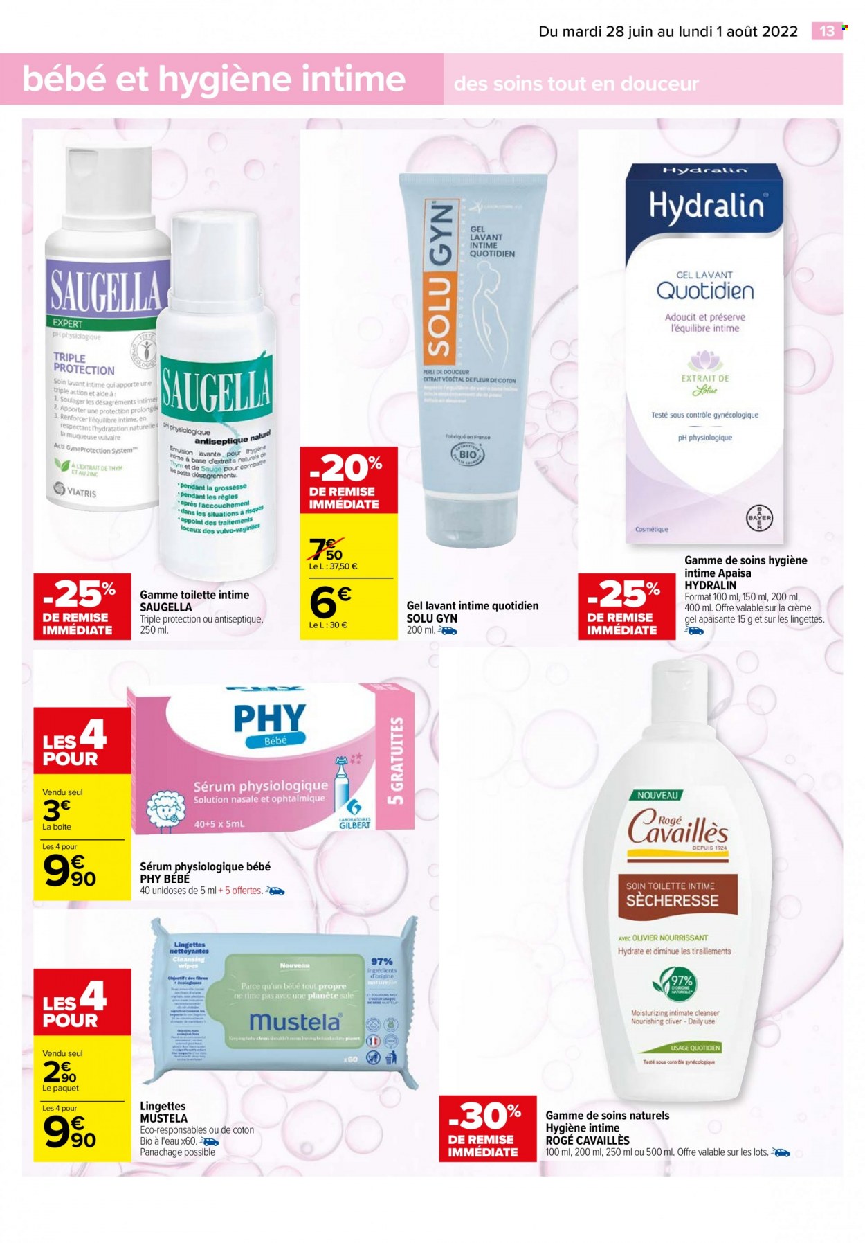 Catalogue Carrefour Hypermarchés - 28/06/2022 - 01/08/2022. Page 13