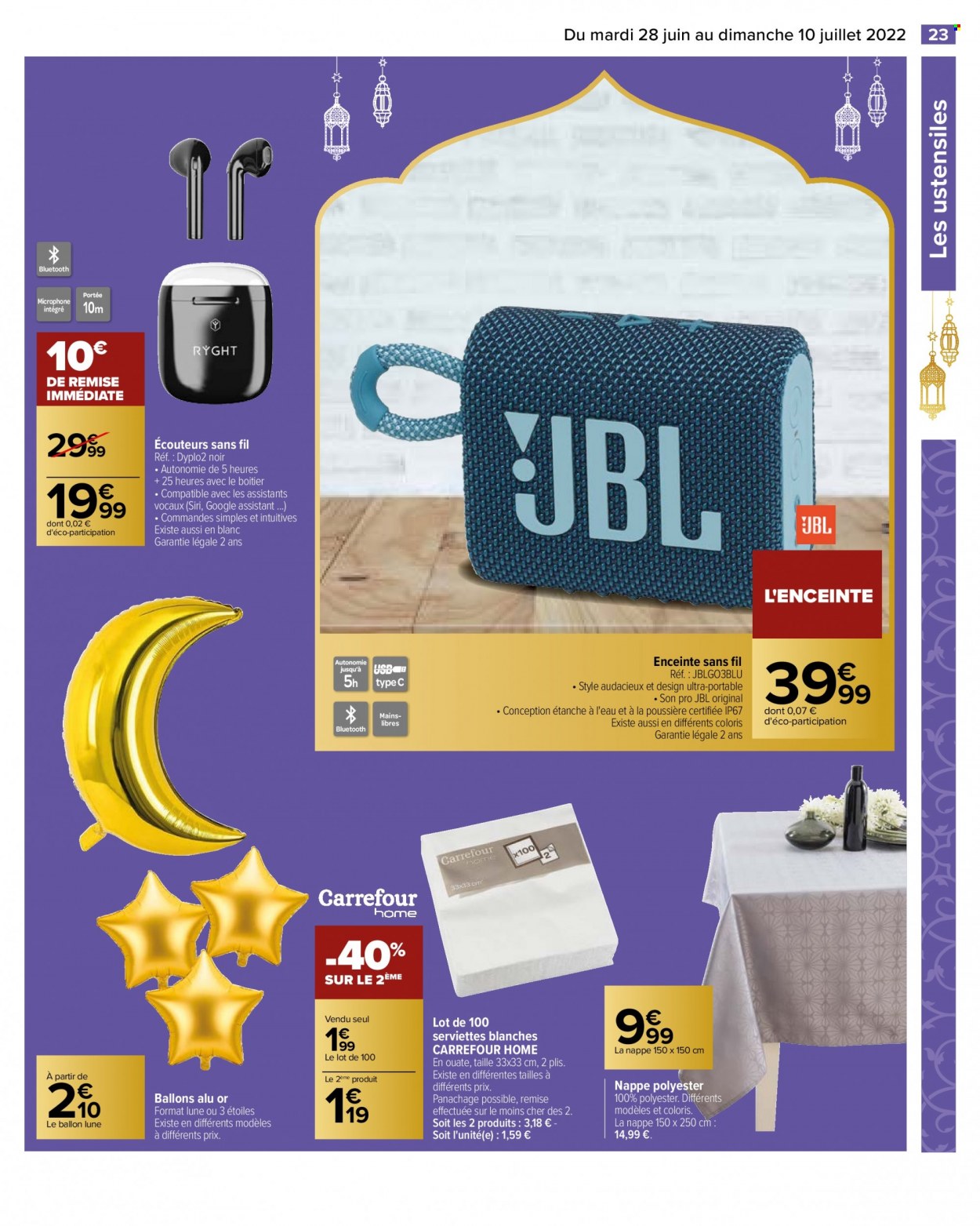 Catalogue Carrefour Hypermarchés - 28/06/2022 - 10/07/2022. Page 25
