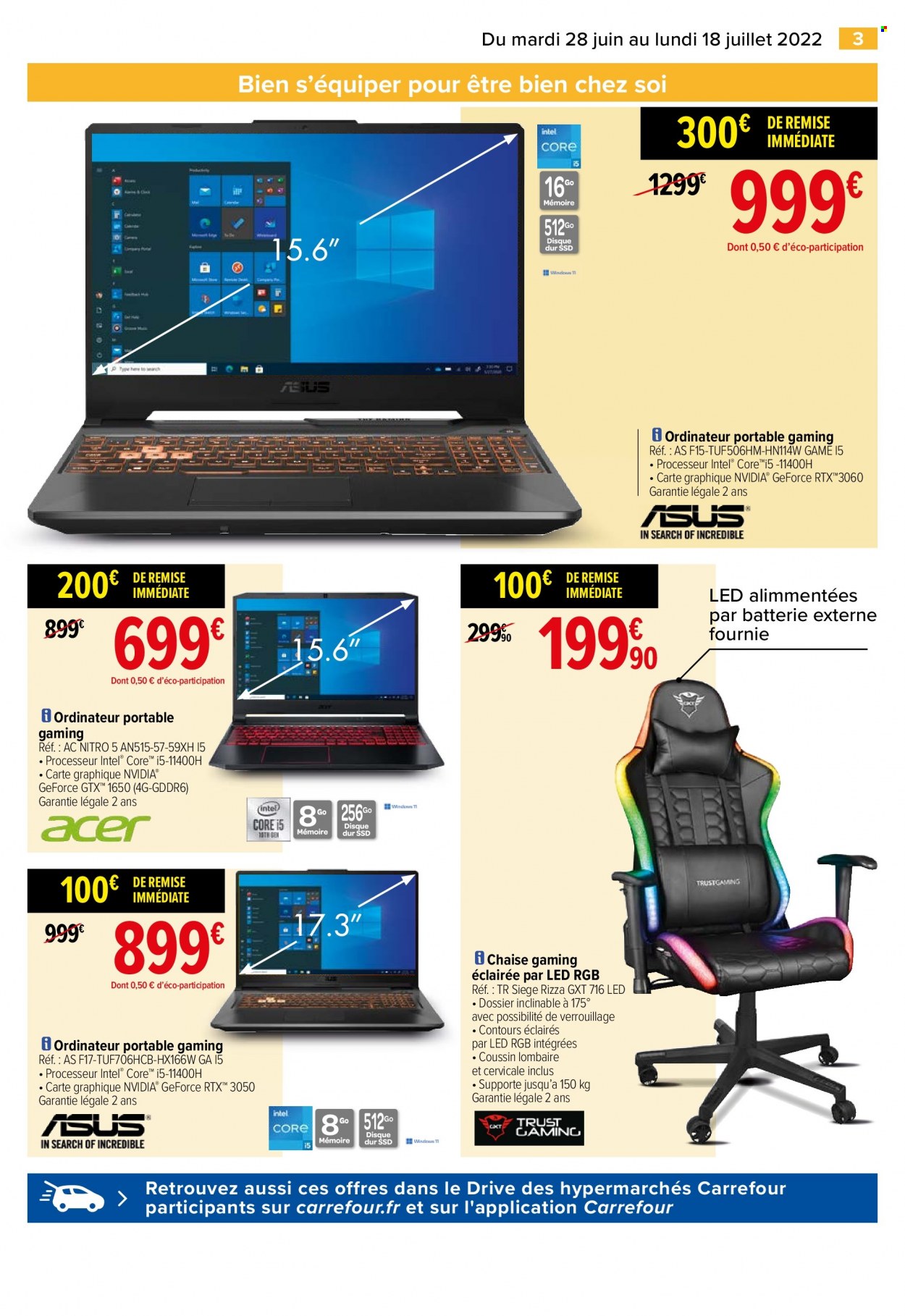 Catalogue Carrefour Hypermarchés - 28/06/2022 - 18/07/2022. Page 5