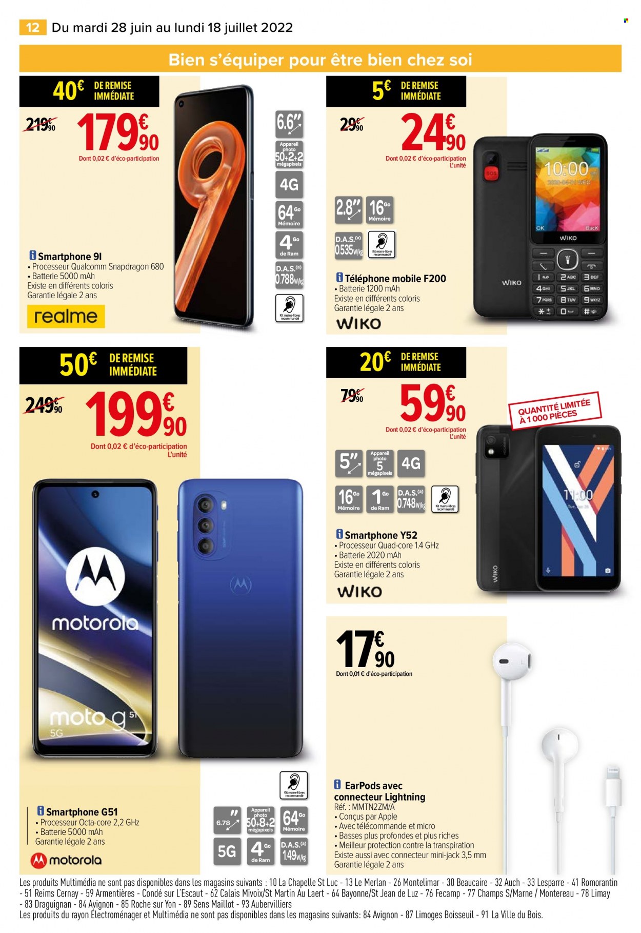 Catalogue Carrefour Hypermarchés - 28/06/2022 - 18/07/2022. Page 14