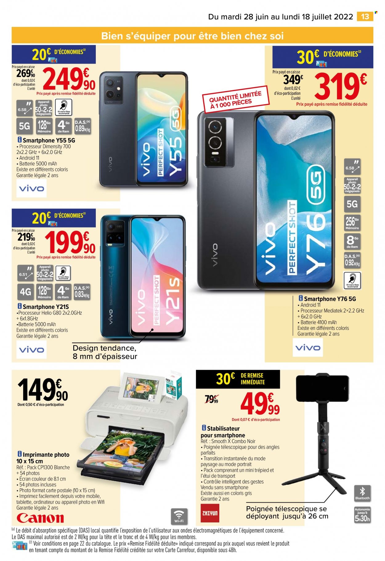 thumbnail - Catalogue Carrefour Hypermarchés - 28/06/2022 - 18/07/2022 - Produits soldés - ordinateur, tablette. Page 15.